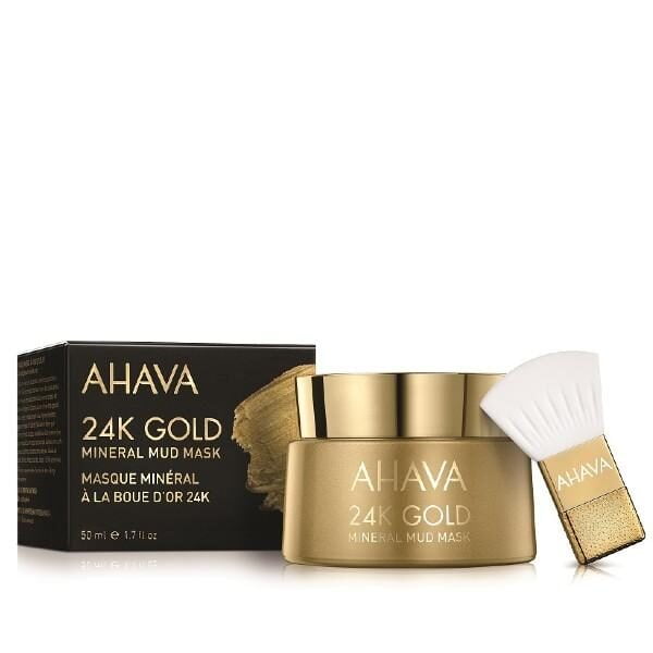 AHAVA 24K Gold Mineral Mask package