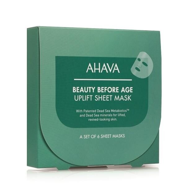 AHAVA Beauty Before Age Uplift Sheet Mask box